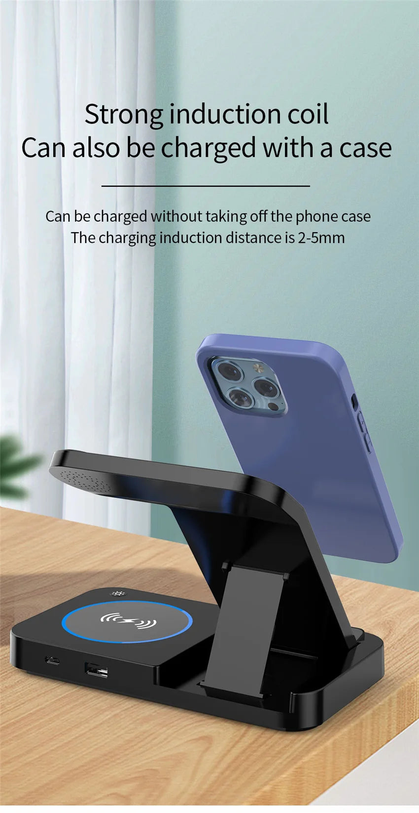 4 in 1 Foldable Wireless Charger